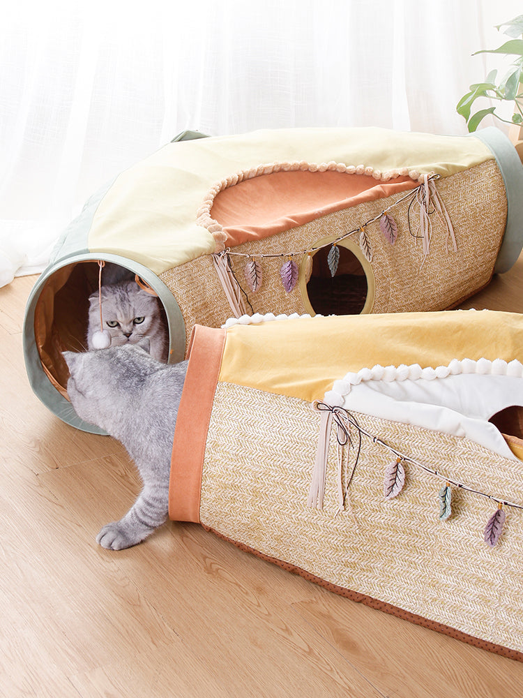 Engage Your Cat with the Pet Litter Roll Toy Drilling Hole Supplies
